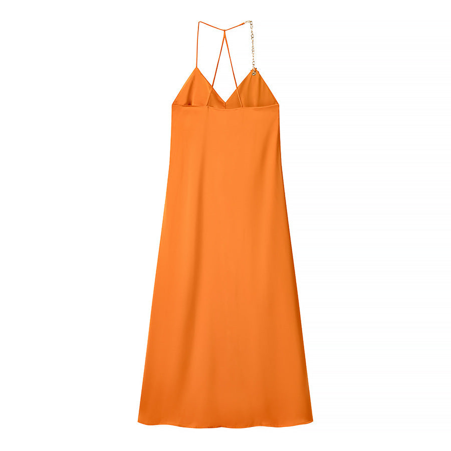 Women's Simple Style Slim Strap Dress