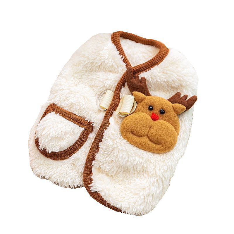 Wool Dog Coat, Winter Clothes For Puppies, Thin Cardigan Vest, Chihuahua Bichon Frise Clothing, Plush Warm Dog Coat Jacket, Luxury Dog Clothing