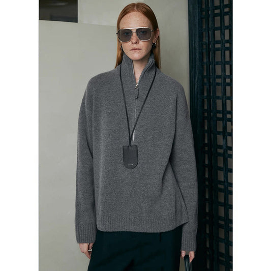 Loose Lapels Top Bandage Dress Autumn And Winter