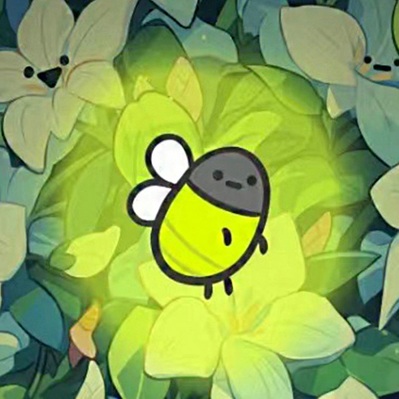 Cute Creative Glowing Firefly Plush Doll