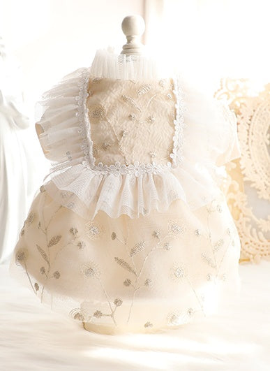 Cat Princess Embroidered Cotton Winter Skirt