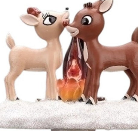 Ghost & Bonfire Night Lamp - Creative Resin Flickering LED Light with 7 Designs