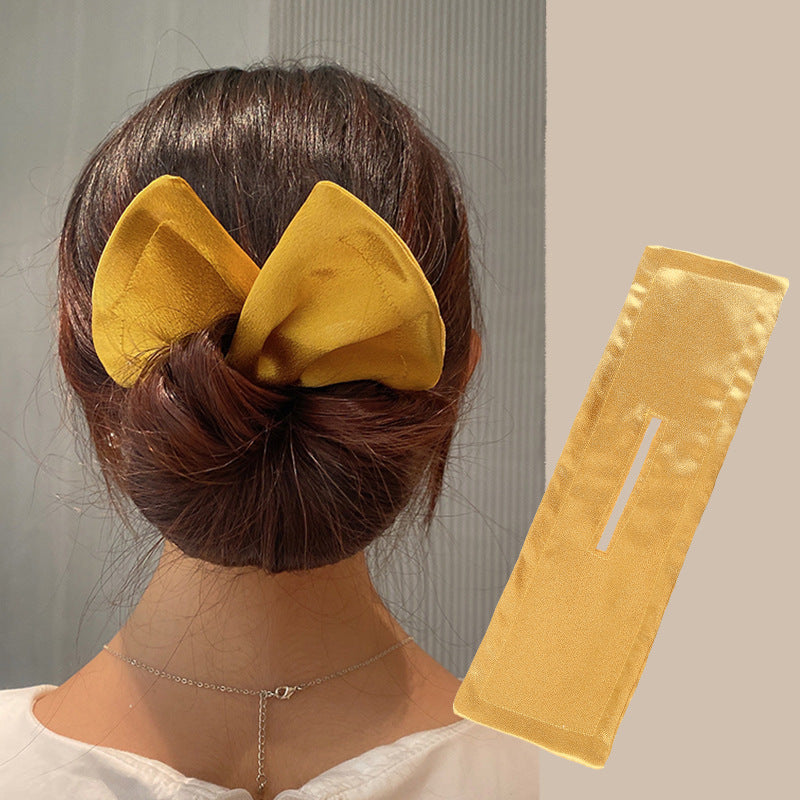 Bedrucktes Haarband, Haarspiral, französische Vintage-Schleife