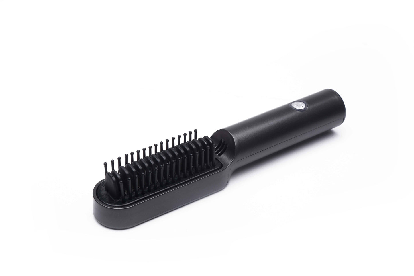 2-in-1 USB Rechargeable Hot Air Comb | Portable Hair Straightener & Curler Brush | 200°C | Travel Hair Styler | Michan Direct