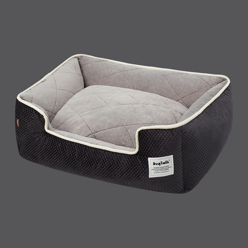 Thickened Winter Warmth Detachable And Washable Dog And Cat Litter