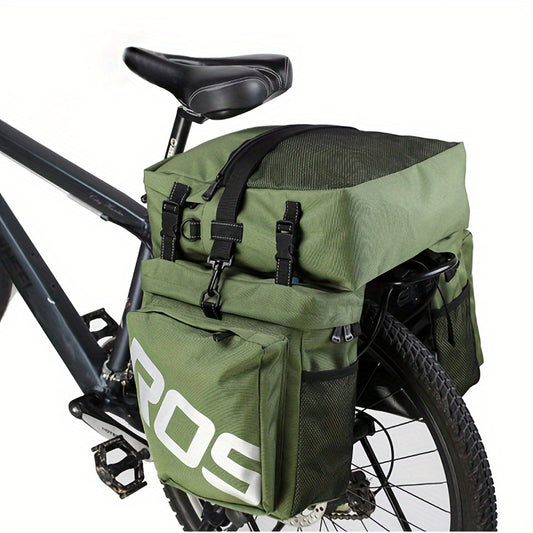 Premium Bicycle Pannier Bag - Large Capacity Waterproof Rear Rack Cargo Trunk for Cycling