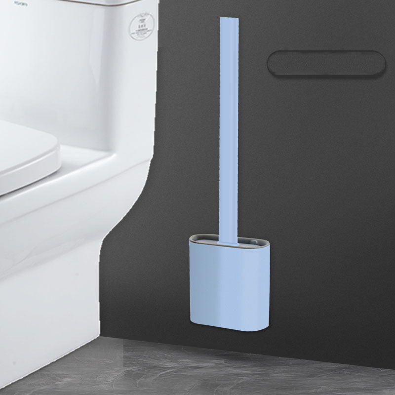 Creative Wall-Mounted Soft Brush With Cover For Toilet Washing