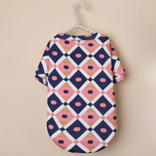 Thick Sweater Cute Plaid Cat Clothes