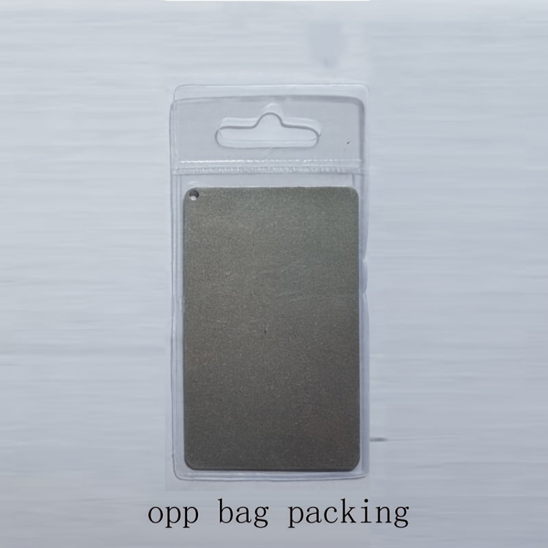 Sharpening Made Easy 2-Sided Credit Card Artificial Diamond File with 600 Fine & 1000 Extra Fine Grits - Perfect for Knives, Chisels, Router Bits, Saw Blades & Scissors!