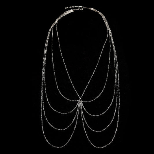 Simple Chain Tassel Body Chain Women