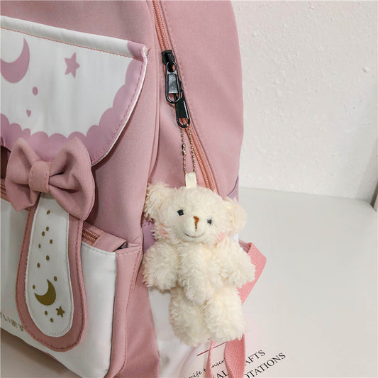 Soft Sister Pink School Bag Female Student Bag
