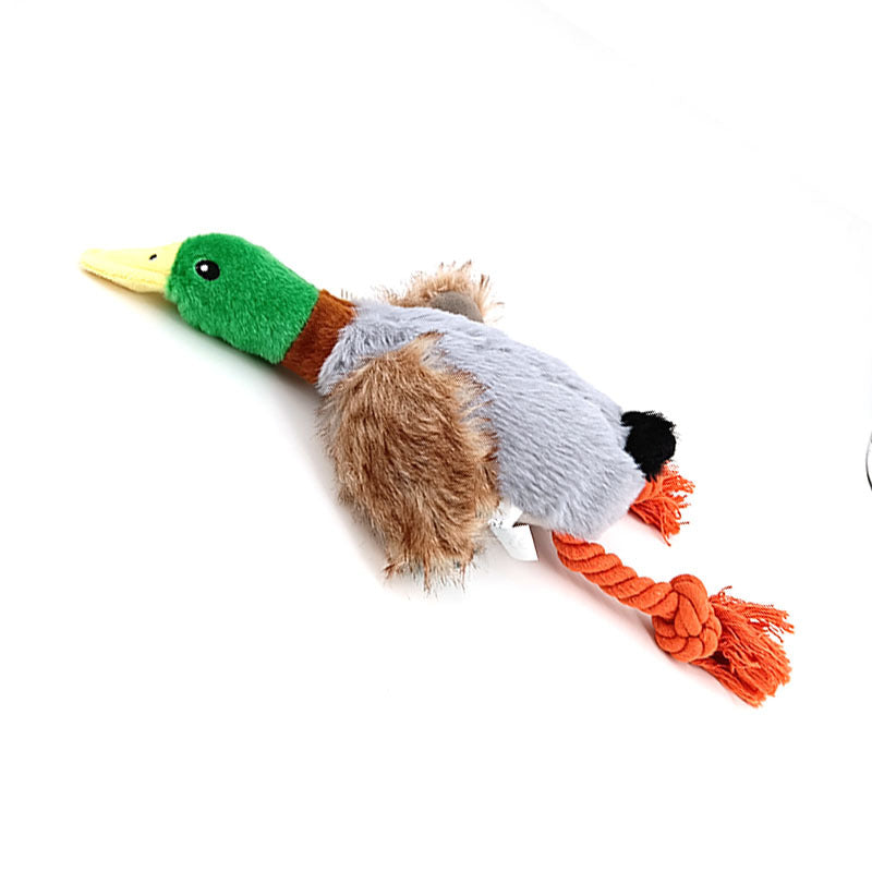 Premium Plush Duck Squeaky Toy for Dogs - Soft Teething Toy for Medium Breeds | Durable & Safe