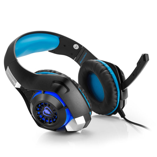 Beexcellent GM-1 Pro Gaming-Headset mit Mikrofon – PS4, Xbox One, PC, Laptop – LED-Stereo-Kopfhörer