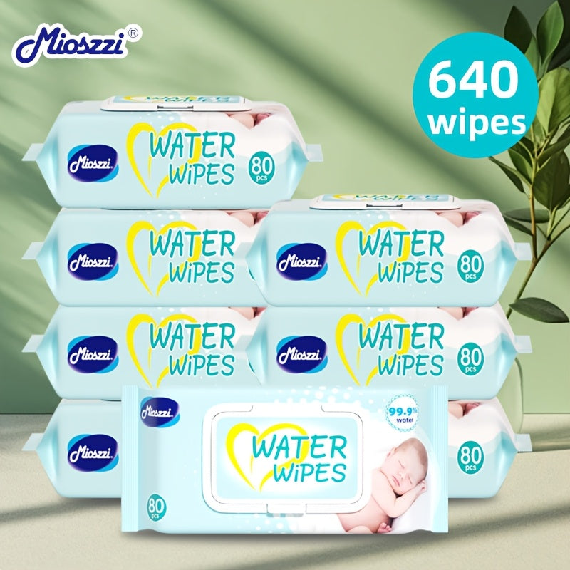 160-960 Count Baby Wet Wipes 99.9% EDI Pure Water No Fluorescent Agent Zero Additives For Sensitive Skin Newborn Can Use Aloe Vera Extrat Take Care Of Baby Skin Clean Baby Hand & Mouth Water Wipes Kids Cleansing Wipes Large P