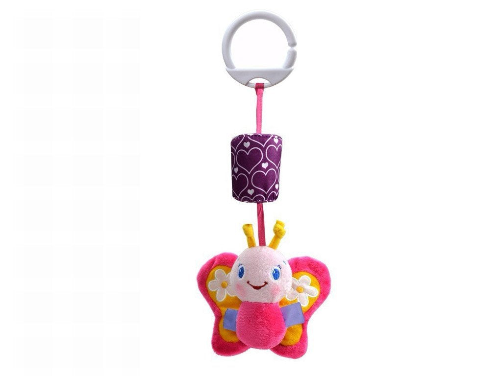 Baby Grip Plush Toy 0-3 Years Old Wind Chime Bed Bell Rattle Pendant