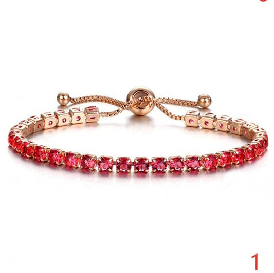 European And American Crystal Bracelet Light Luxury Micro Inlaid Zircon