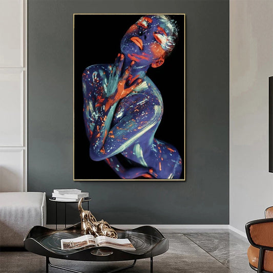 Living Room Decorated Canvas Painting