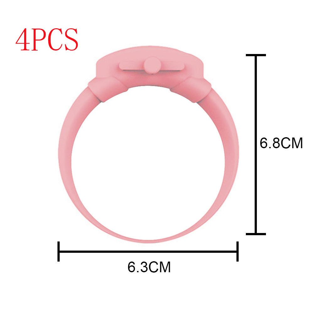 Portable Hand Sanitizer Disinfectant Bracelet Wearable Hand Wash Gel Dispenser