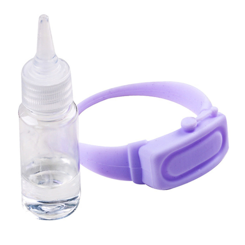 Portable Hand Sanitizer Disinfectant Bracelet Wearable Hand Wash Gel Dispenser