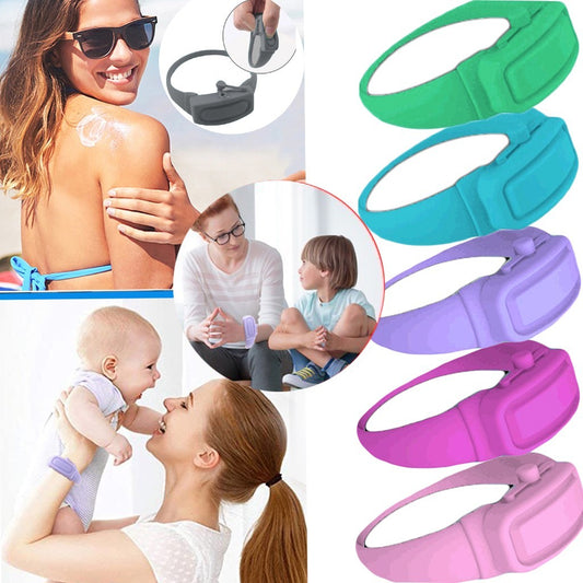Portable Hand Sanitizer Disinfectant Bracelet Wearable Hand Wash Gel Dispenser