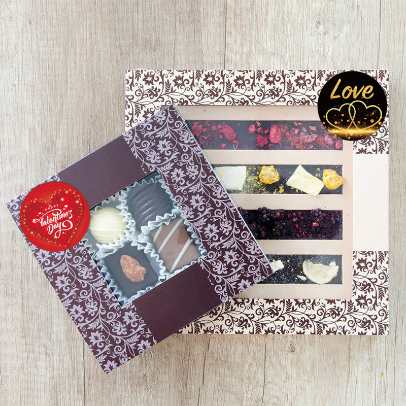 Round Valentine's Day Sticker Love Heart Thank You Gift Decoration Sticker