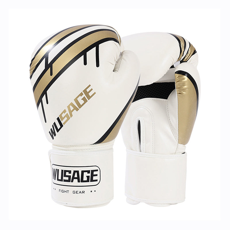WUSAGE Professional Boxing Gloves - Premium Sparring Gloves 6oz 8oz 10oz 12oz | Padded Wrist Support for MMA, Kickboxing & Training