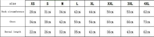 Warm And Thickened Pet Cotton Vest Tidal Inverted Triangle