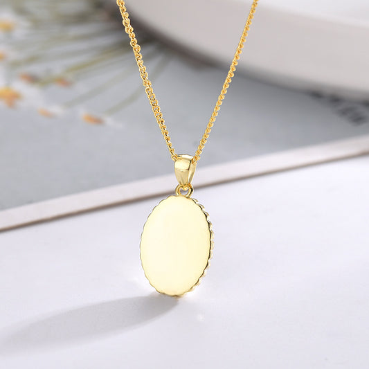 Minseng Minimalist Light Luxury Tulip Shell Necklace