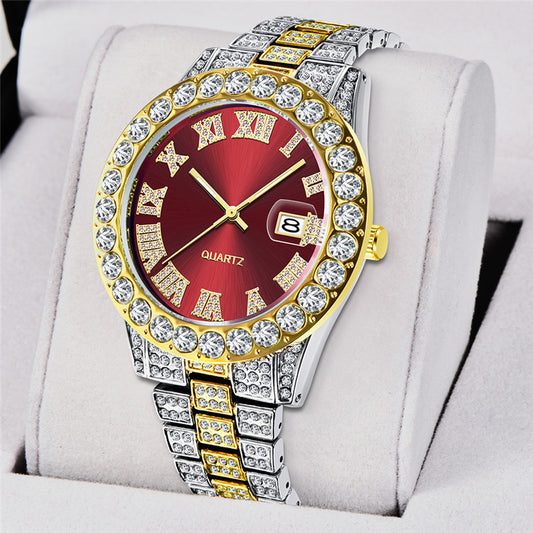 Men's Fashion Personality Affordable Luxury Alloy Watch