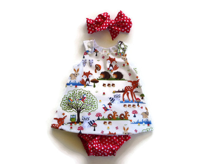 Children's Suit Girl Baby Baby Three-Piece Shorts Headband Dress