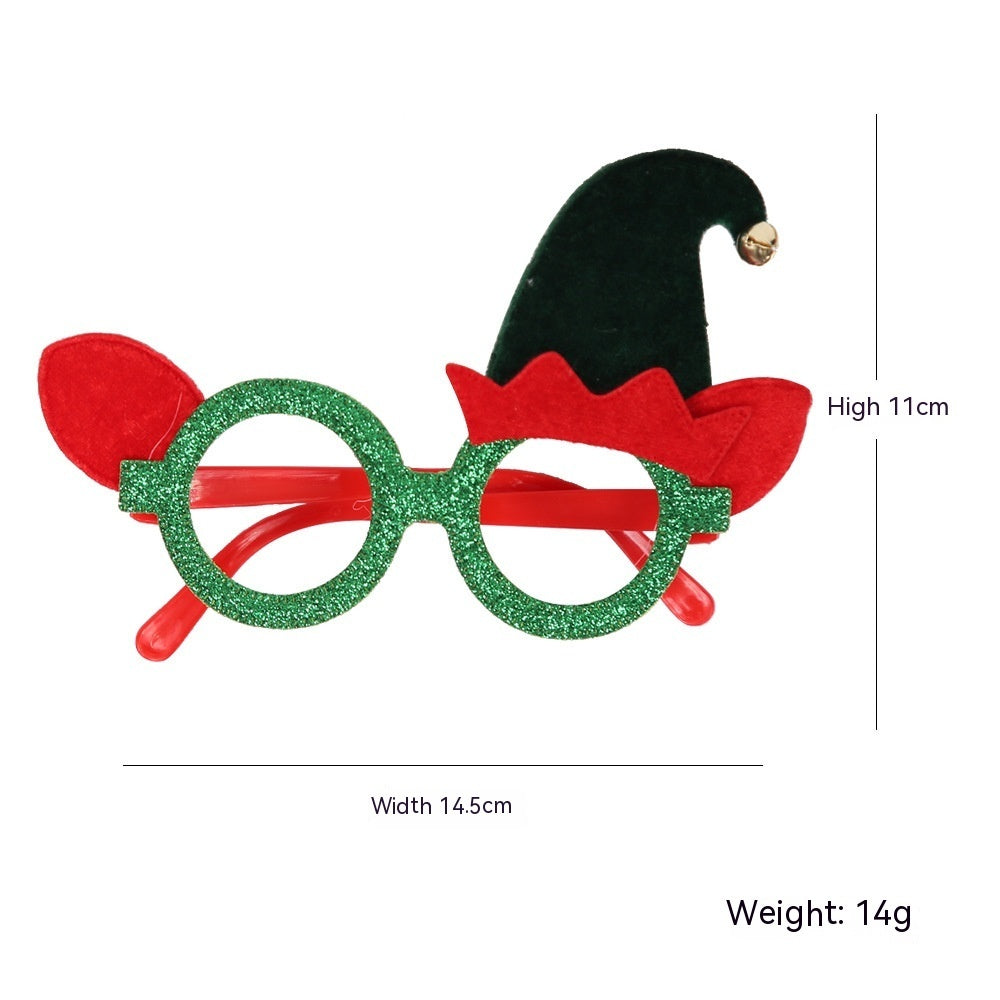 Dance Party Christmas Decorative Glasses Frame