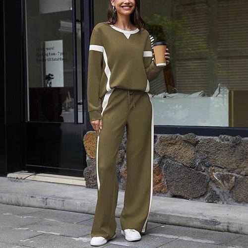 Casual Thin Korean Style Loose Student Fashion Sportswear Comfortable Two-piece Suit