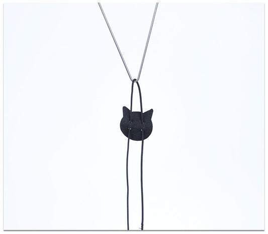 Elastic Cord Adjustable Buckle Funny Cat Triangle Hook Hanging Door Toy
