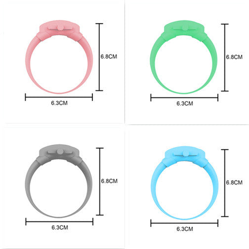 Portable Hand Sanitizer Disinfectant Bracelet Wearable Hand Wash Gel Dispenser