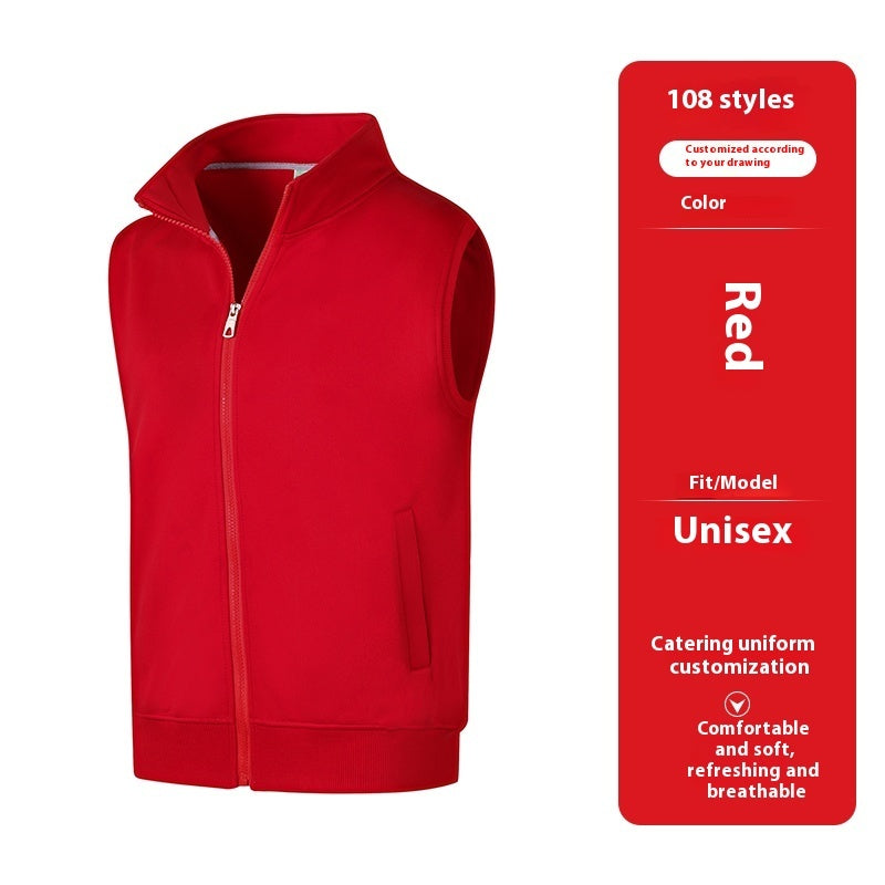 Vest Overalls Printing Net Coffee Catering Supermarket Volunteers