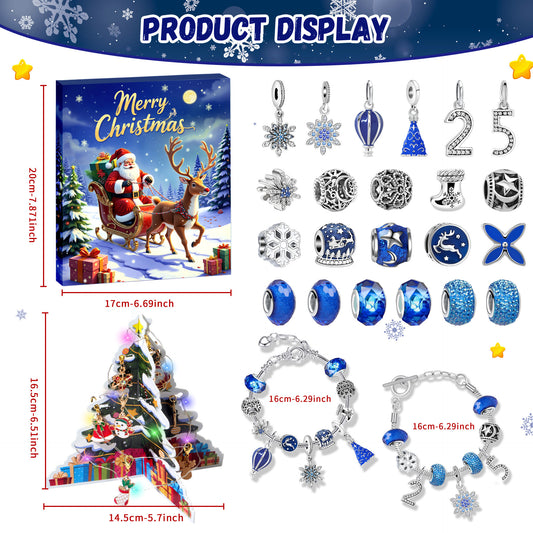 24 Grid Christmas Advent Calendar Countdown Set