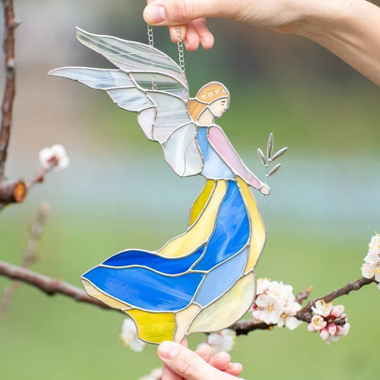 Guardian Angel Colorful Metal Decoration Father's Day Gift