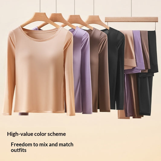 Seamless Thermal Underwear Set For Women