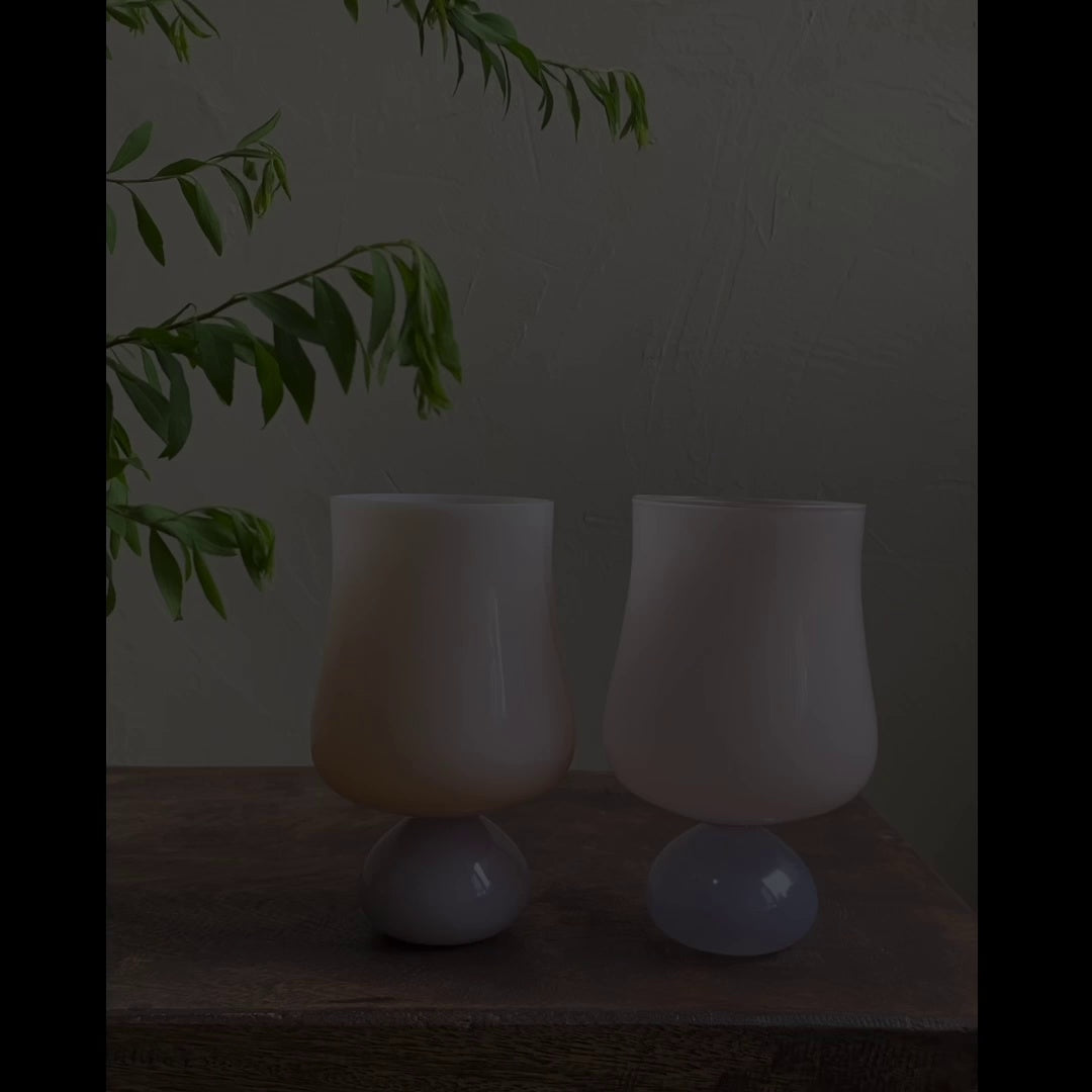 Valentine's Day Gift Milk Glass Water Cup