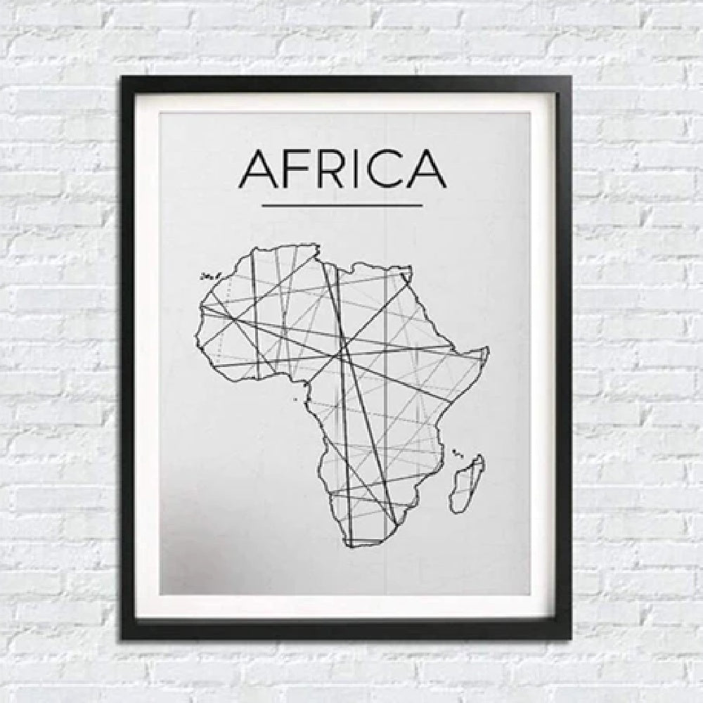 Modern Minimalist Canvas Wall Art - Contemporary Abstract Painting for Living Room