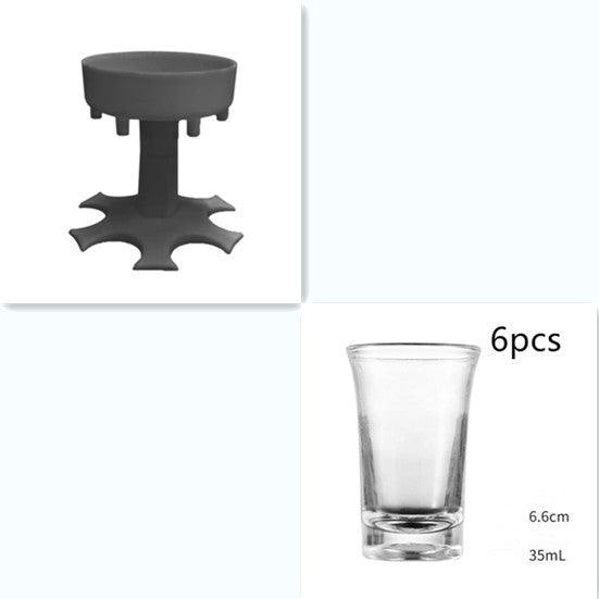 Weinausgießer, Weintrichter, 6-Port-Weinausgießer, Getränkeausgießer