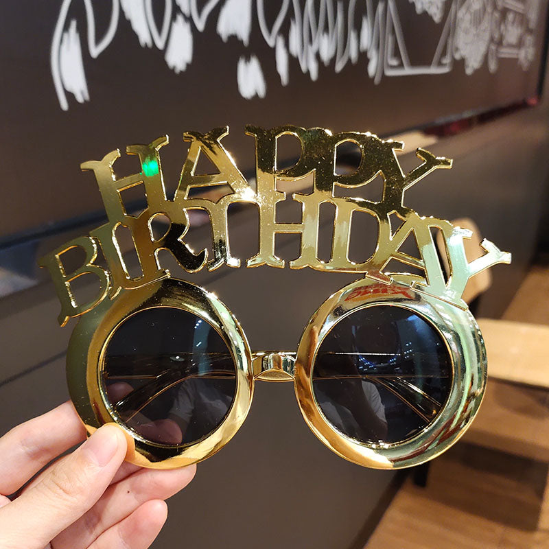 Funny glasses props for new year's day party party