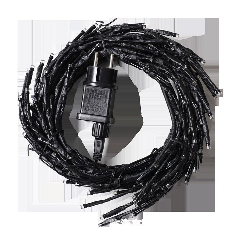 LED Christmas Leaves Rattan Lamp Bedroom Indoor