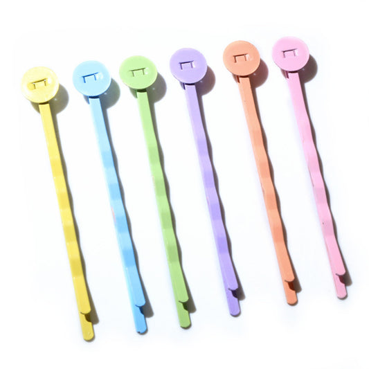 Candy Color Band Tray Clip Internet Celebrity Small Hairpin Handmade Hair Accessories 14g