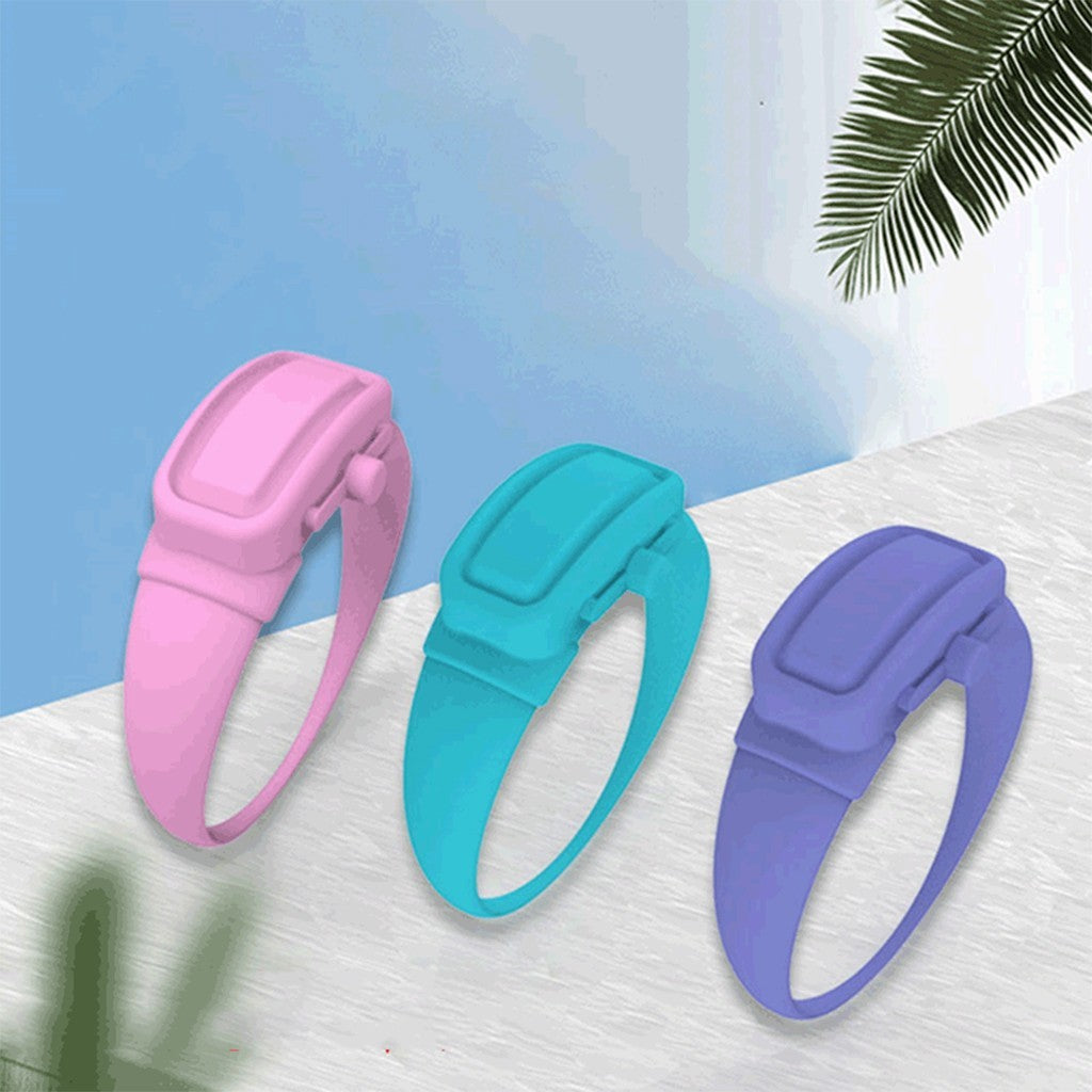 Portable Hand Sanitizer Disinfectant Bracelet Wearable Hand Wash Gel Dispenser