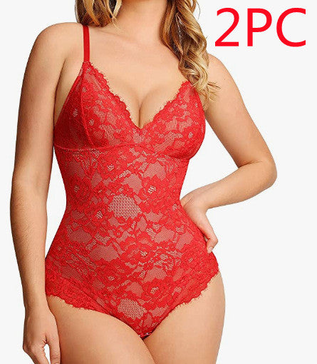 Women's Lace Bodysuit - Elegant Sling Design | Sexy Lingerie