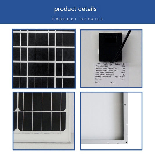 Solar Panel Aluminum Frame Single Polycrystalline Household