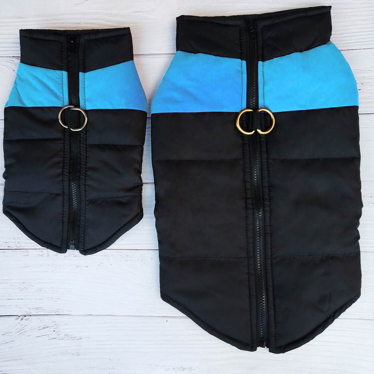 Dog Autumn And Winter Vest Teddy Golden Retriever Two-legged Cotton Padded Jacket Thickened Cold And Warm Small And Medium-sized Dog Chest Harness