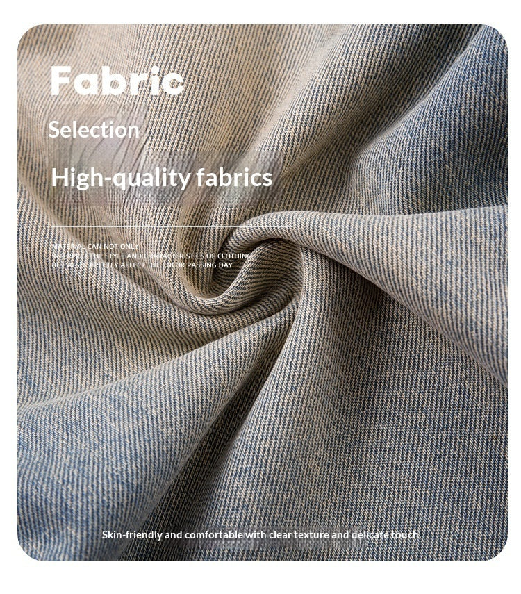 Camouflage Patchwork Star Patch Jeans For Men And Women Couples