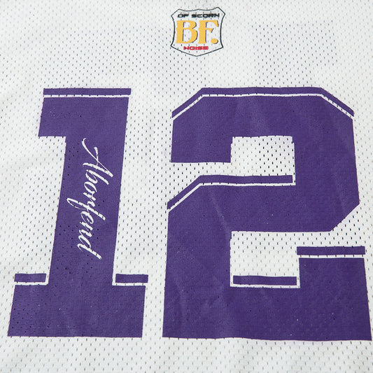 Digital Printed Long-sleeved T-shirt Jersey Contrast Color V-neck Top